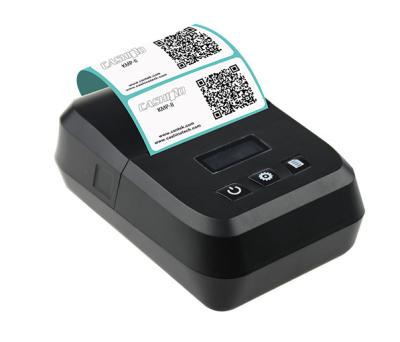 China 48mm Cashino KLP-II 2 inch small weight OLED display Bluetooth thermal printer 58mm label recibos barcode timpresora porttil for sale