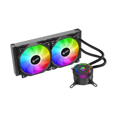 China BBL-280 Computer Case icicleflow 140mm RGB Fan PC Water Cooling Adjustable CPU Cooler Water for sale