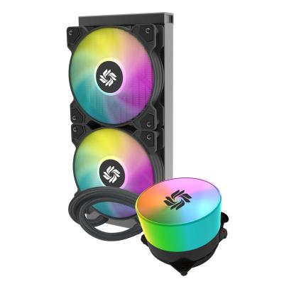 China Wholesale Custom Computer Case DC 12V PUMP and CPU 240 Liquid Cooler, Fantasy RGB Fans for sale