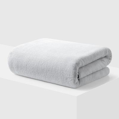 China Child-Proof Grey bathroom bamboo bath towel antibacterials soft dry bath towel for sale