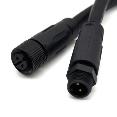 China Sensor M12-4p D Code 180 Degree D Code M12 Connector PG7 M12 Automotive Waterproof Connector PCD for sale