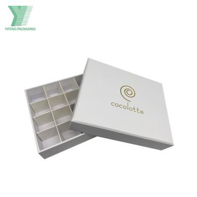 China Handmade Eco-Friendly Biodegradable Factory Wholesale Custom Cupcake Truffle Chocolate Bar Box With Window for sale