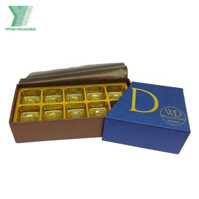 China Handmade Hot Selling Planet Printed Exquisite Hard Cardboard Chocolate Candy Gift Gold Paper Packaging Box for sale