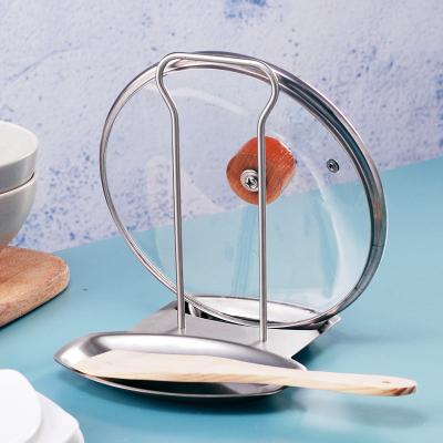 China 304 Stainless Steel Placement Dish Rack Bendable Drain Spoon Holder Stand Viable for sale