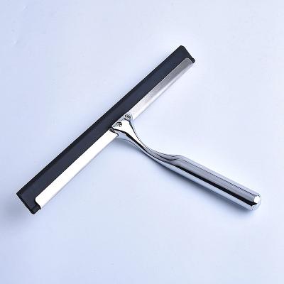 China Durable Bathroom Cleaning Squeegee 26cm Zinc Alloy Wiper for sale