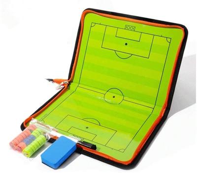 China Durable High Quality PU Football Tactical Board Foldable Magnetic Football Futsal Training Board for sale