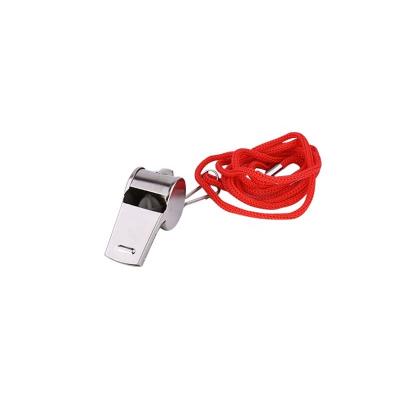 China Wholesale Durable Mini Metal Whistle Emergency Whistle with Lanyard for sale