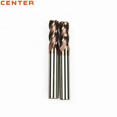 China 2020 Industry CNC Machine 2/4 Flutes End Mills With SIN Coating For Stainless Steel for sale