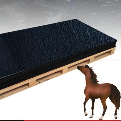 China Rubber Horse Stall Mats Horse Farm Shock Absorbing Floor Pig Farm Animal Farm Mute Anti-Slip Wear-Resistant for sale