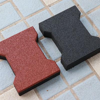 China Farm Colorful Rubber I Beam Tiles Dog Bone Mats Horse Walker Mats for sale