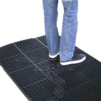 China Rubber Kitchen Mats Anti-Fatigue Floor Mat New Bar Floor Mats Commercial Heavy Duty Red Rubbe Out Door Mat 36