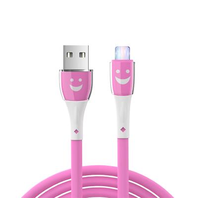 China Mobile Phone Crystalline Silica Gel Charging Cable Fast Usb Charging Mobile Phone Data Cable Wire For Iphone for sale