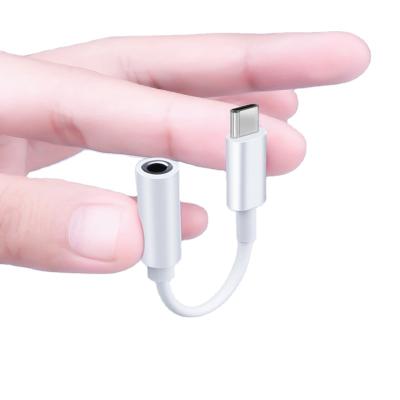 China Wholesale Mini Size Type C to USB AUX Adapter. C Jack Earphone Audio 3.5mm Earphone Cable for xiaomi for sale