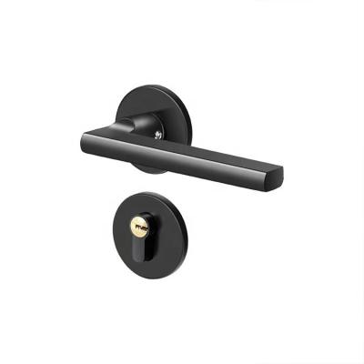 China Steel Lock Handle Smart Door Lock For Wooden With Lock Bedroom Door Handles With Locks for sale