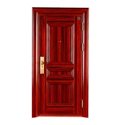 China Anti-Theft Manufacturer Supply Modern Anti-Theft Aluminum Wood Armored Patio Door for sale