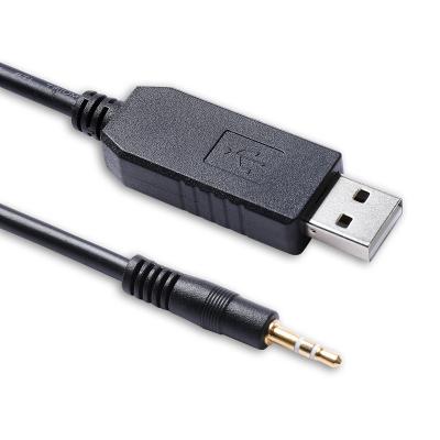 China Medical Device Serial PL2303 USB RS232 to 2.5mm Jack Audio Cable for sale