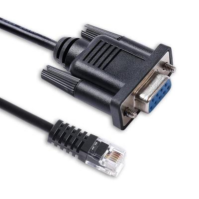 China Durable Custom Pinout RS232 DB9 Female To RJ12 6P6C Cable For RS232 Serial Interface Devices for sale