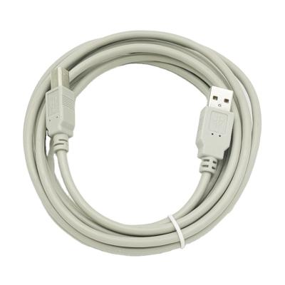 China Computer Gray Color USB 2.0 A Male to USB B Printer Cable USB Male Extension Cable 300cm for sale