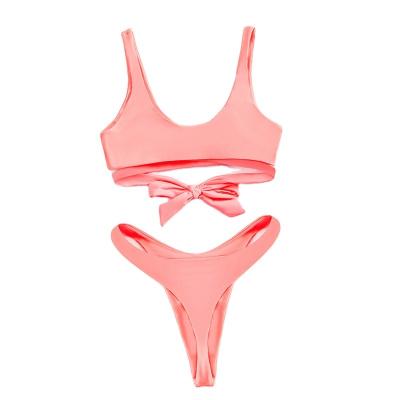 China 2022 Custom Bikini Sexy Girls Swimsuit From Amazon Breathable Hot Selling Women Swimwear Manufacturer for sale