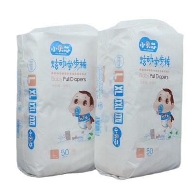 China Printed Material Non Woven Fabric L.XL.XXL.XXXL Premium Durable Baby Diaper Pants for sale