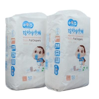 China Cheap Custom Printed Dipers Baby Diaper Pants Hot Selling Soft Breathable Disposable Pants for sale