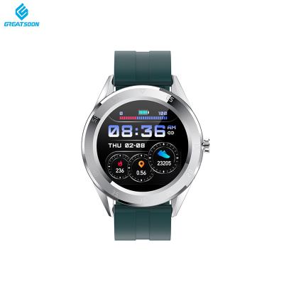 China GPS Navigation Good Quality Y10 Full Touch Screen Health Tracker Body Temperature Smart Watch Round Call for sale