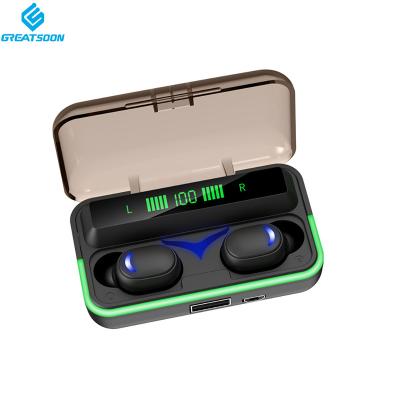 China Hot Sales Music Digital Power LED Display Super Bass Stereo Sports TWS Wireless Earphone Play for sale