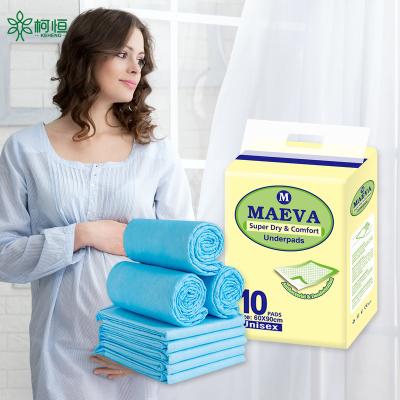 China Factory direct sale super absorbent waterproof medical nursing pad for adult soft service underpad//breathable OEM disposable for sale