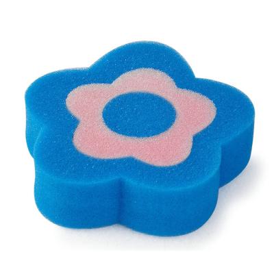 China EXFOLIATING Free Sample Natural Flower Shape Bath Sponge Exfoliating Bath Scrubber Dead Skin Remove Baby Bubble Toys Bath Sponge Wholesale for sale