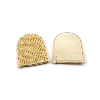 China All Natural Chinese Manufacturer Sisal Bath Mitt Body Glove Scrub Gloves for sale