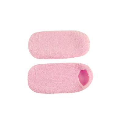 China All Natural 100% Pure Natural Cotton and Silicone Gel Skin Care Foot Spa Gel Socks for Women for sale