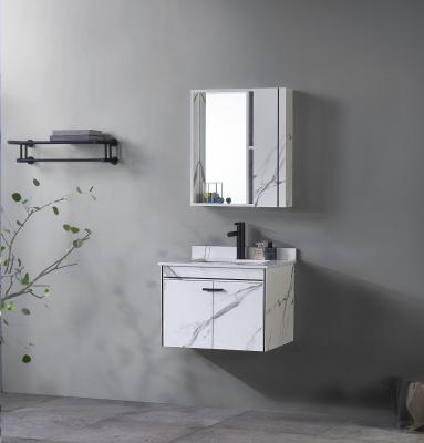 China 2021 new product modern household modern plywood with mirror bathroom cabinet hot sale for sale