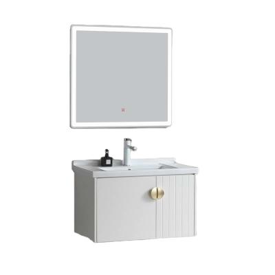 China China Factory Wholesale Modern PVC Full Mirror Bathroom Ware Sanitary Cabinet for sale