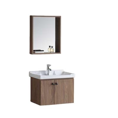 China Modern Bathroom Vanity PVC Cabinet Wash Basin For Sale for sale