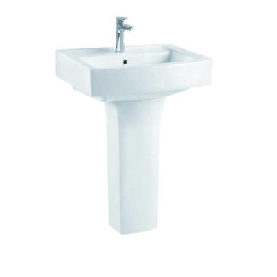 China Good Quality Modern And Good Price Sanitary White Bathroom Ceramic Hand Wash Basin for sale