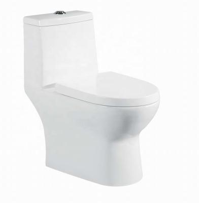 China Southeast Asia Hot Sale New Product Double-Flow Siphonic Toilet Lavatory One-Piece Ceramic Wc for sale