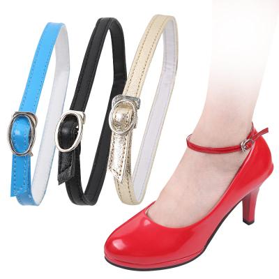 China Ankle Chain Flat Anti-loose Lace High Heel Anti Drop Non Tie Adjustable Shoes Straps for sale