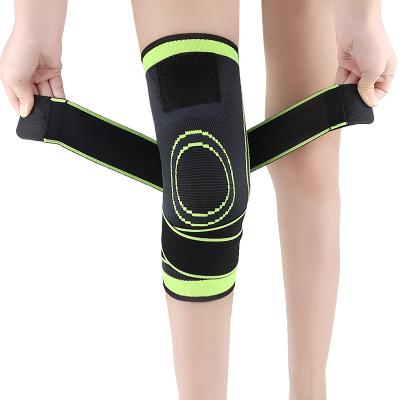 China Sports High Elastic And Breathable Compression Rolling Up Knitted Knee Pads Riding And Running Protective Gear for sale