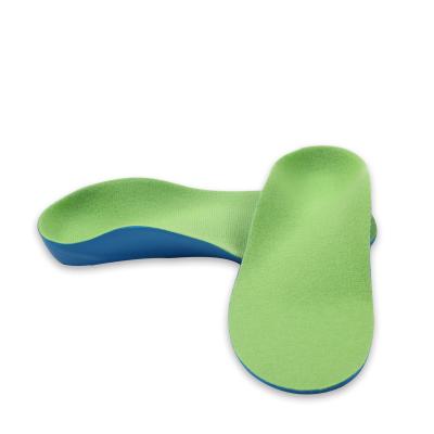 China Amazon Durable Hot Selling PU Foam Cushioning Shoe Insoles Arch Flat Support Foot Correction Insole For Plantar Fasciitis for sale