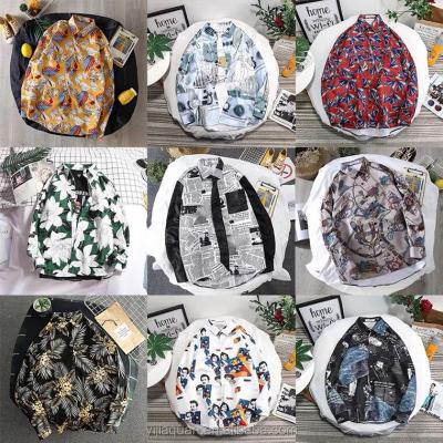 China Anti-pilling Hot Sale Promotion Vacation Casual Sublimed Flower Men's Beach Shirt Custom Summer oversized Hawaiian shirt for sale