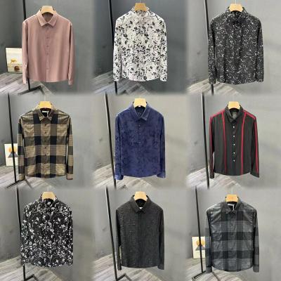 China Anti-pilling Spring 2024 new trend embroidered Oxford plaid shirt for sale