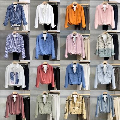 China Anti-pilling Discount men's solid color long sleeve shirt business casual men's suit men's T-shirt wholesale for sale