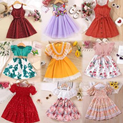 China Anti-wrinkle Fashion Princess Dress Lace Children's dress Girls 2-15 years old show dress for sale