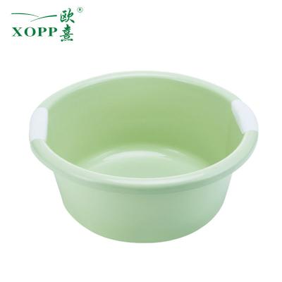 China 42.5CM Wholesale Price Wash Basin Sustainable Household Round Plastic Laundry Tub for sale