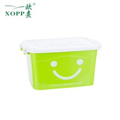 China Household Viable Items Plastic Storage Box Organizer Bin New Design Container With Lid for sale