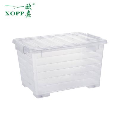 China Plastic Viable Transparent Box Clear Storage Boxes For Toys Clothes for sale