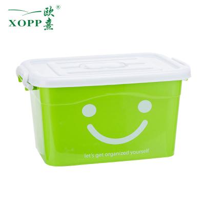 China 13L Household Items Plastic Box Organizer Sustainable Storage Organization for sale