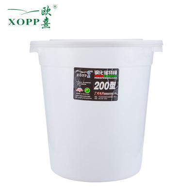 China 60L Capacity Sustainable Plastic Storage Round Water Bucket Ice Bucket for sale