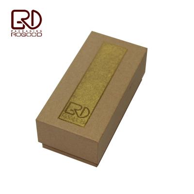 China Recycled Materials Accept Custom Lid And Base Perfume Packaging Logo Kraft Paper Box RGD-P1108 for sale