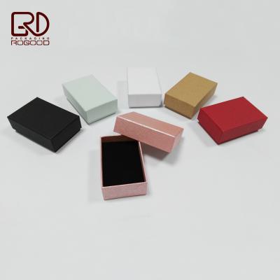 China Use the necklace/earring/nail/ear paper ring sets lid and small tray jewelry packaging box RGD-P1181 for sale